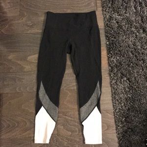 Athleta leggings with mesh detail